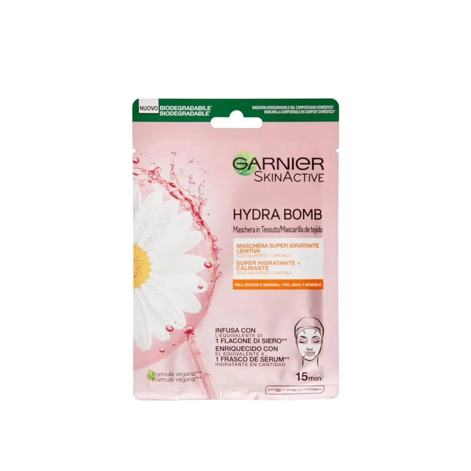 Garnier Skin Active Moisture Bomb Sheet Mask Chamomile 32g (1.13oz)