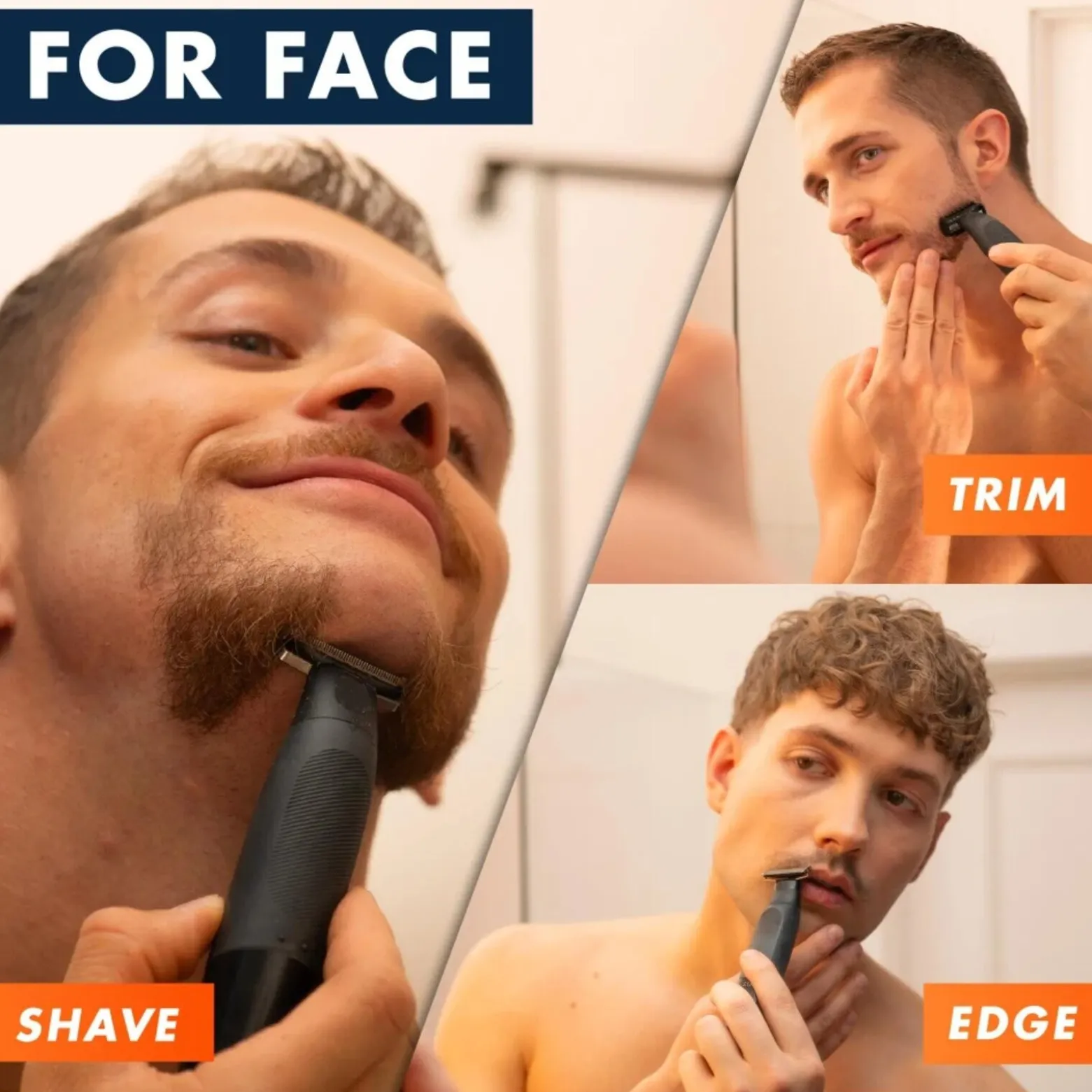 Gillette Fusion One All-in-One Face and Body Hybrid Trimmer and Shaver