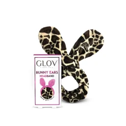 GLOV Bunny Ears Hairband Cheetah Safari Edition