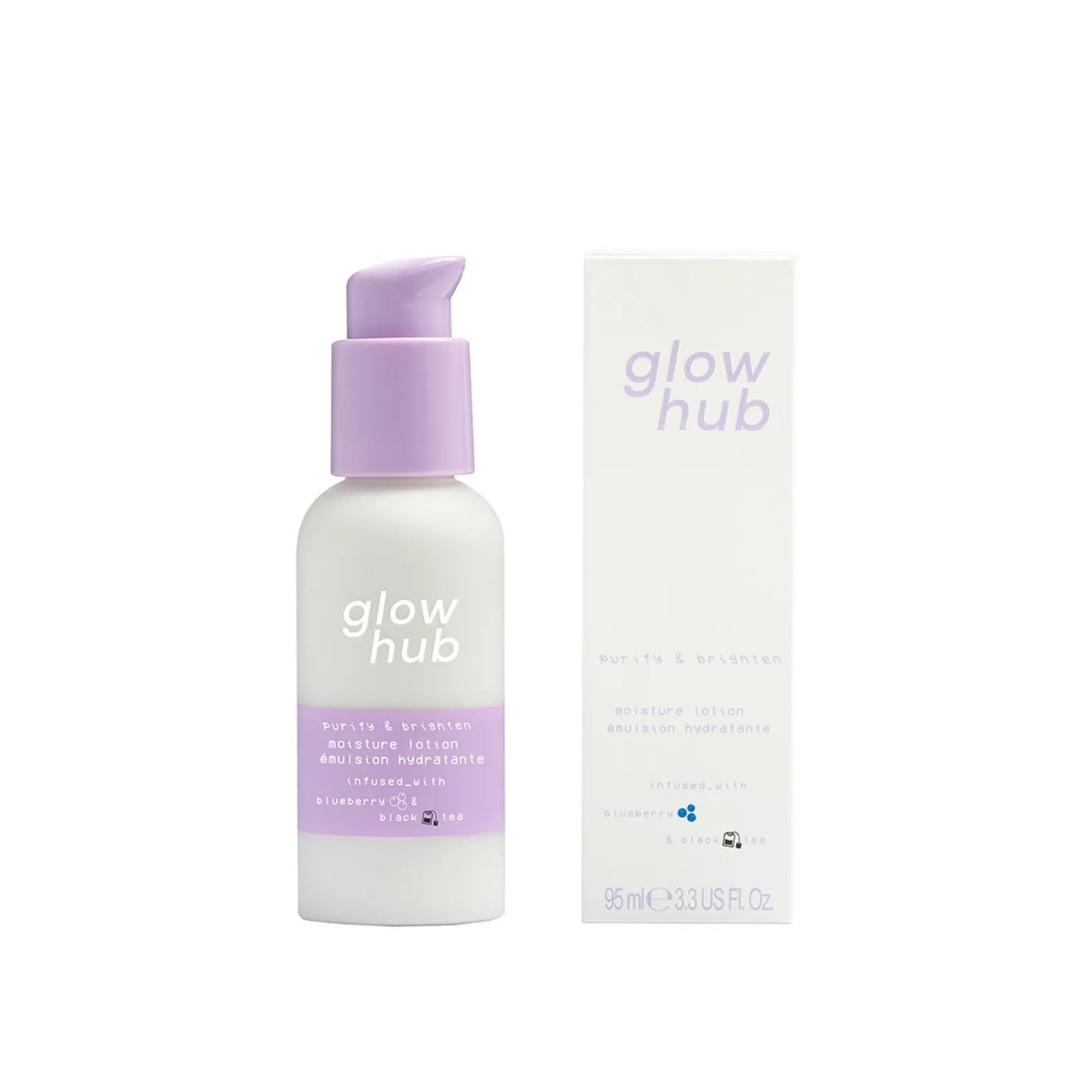 Glow Hub Purify & Brighten Moisture Lotion 95ml (3.3floz)