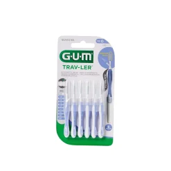 GUM Trav-Ler Interdental Brush ISO 0 x6