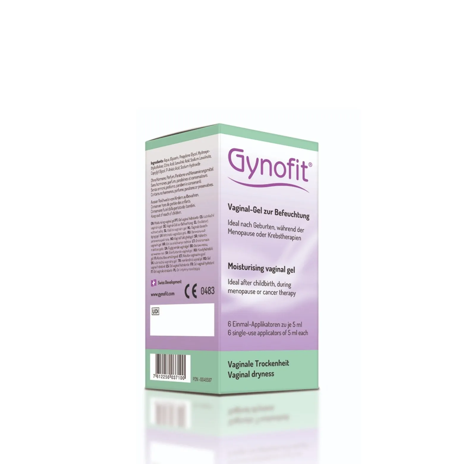 Gynofit Moisturizing Vaginal Gel 6x5ml (6x0.16floz)