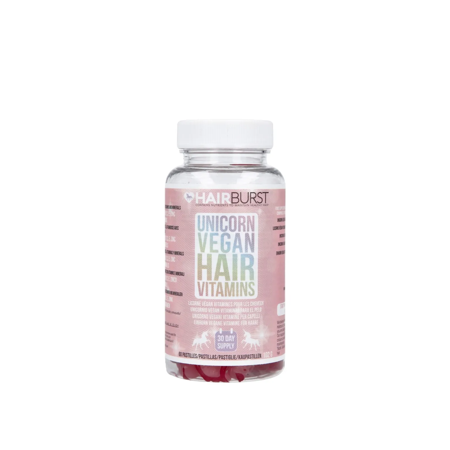 Hairburst Unicorn Vegan Hair Vitamins x60