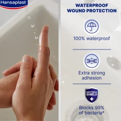 Hansaplast Aqua Protect Waterproof Wound Plasters x20