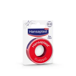 Hansaplast Med+ Classic Fixation Tape 5mx1.25cm (5.5ydx0.5in)