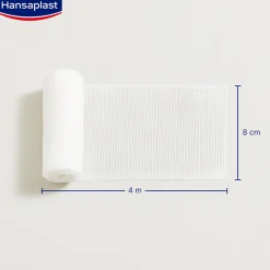 Hansaplast Med+ Elastic Fixation Bandage 4mx8cm x1 (4.4ydx3.1in)