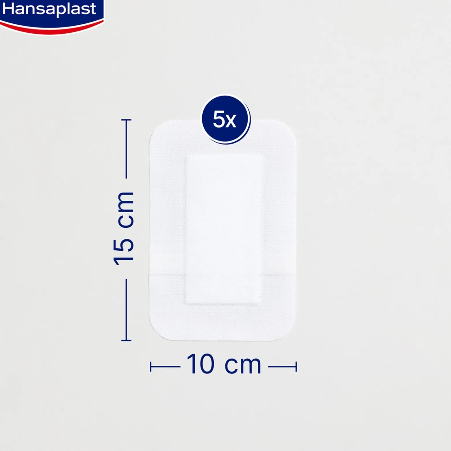Hansaplast Med+ Sensitive 3XL Sterile Plasters x5