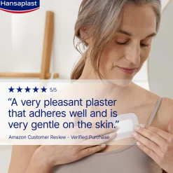 Hansaplast Med+ Sensitive XL Sterile Plasters x5