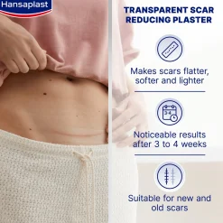 Hansaplast Scar Reducer XL Self-Adhesive Patches x21