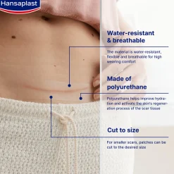 Hansaplast Scar Reducer XL Self-Adhesive Patches x21