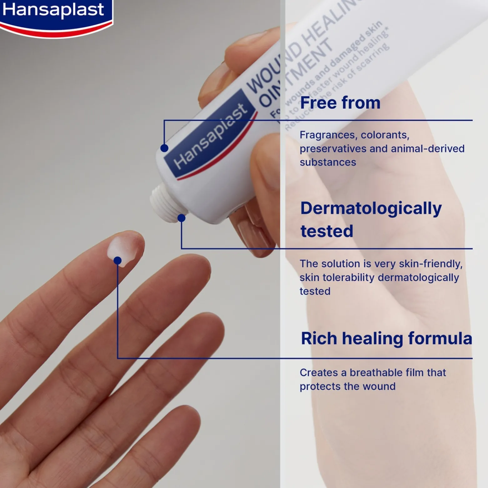 Hansaplast Wound Healing Ointment 50g (1.76floz)