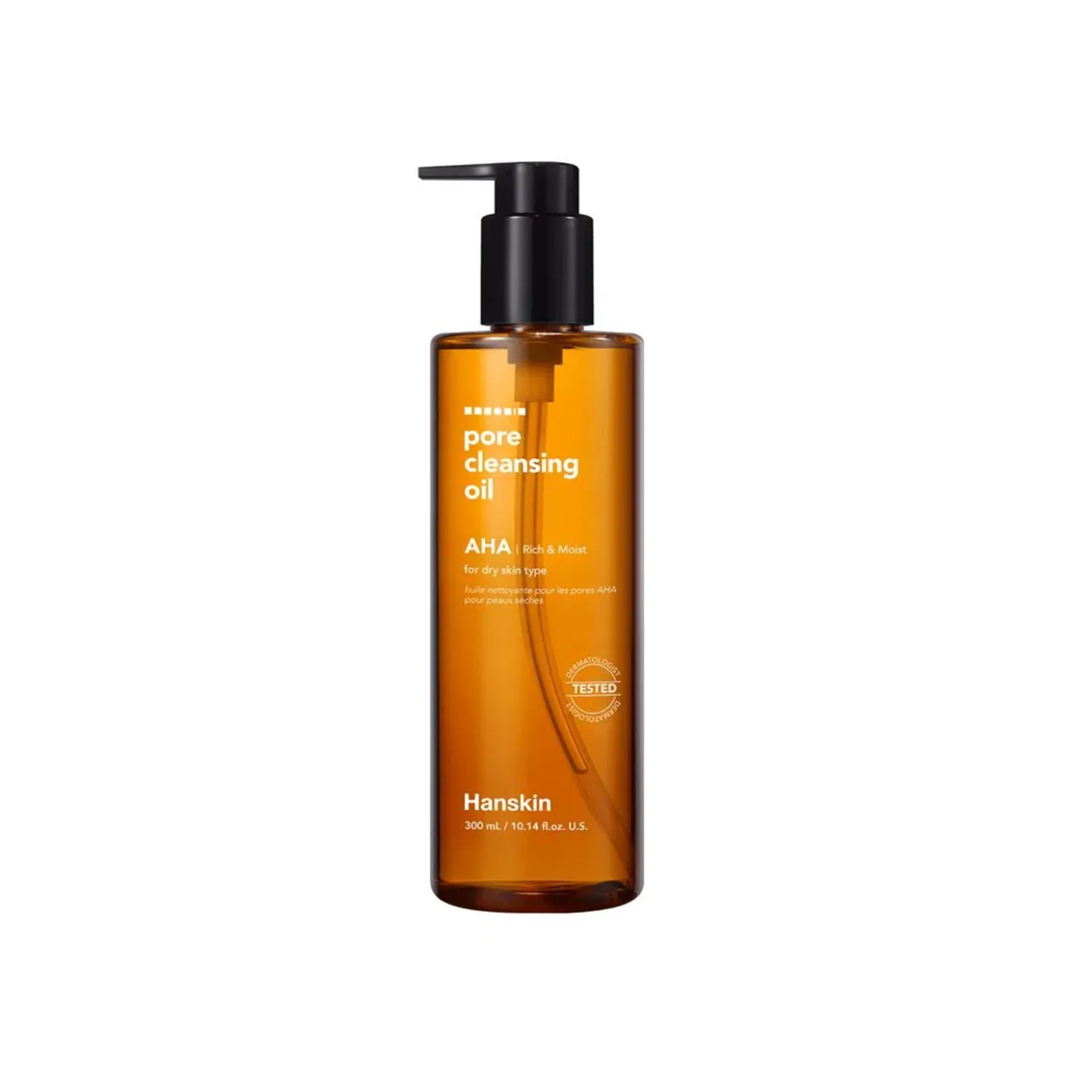Hanskin AHA Rich & Moist Pore Cleansing Oil 300ml (10.14floz)