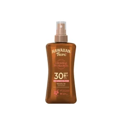 Hawaiian Tropic Glowing Protection Dry Spray Oil Mist SPF30 200ml (6.8floz)