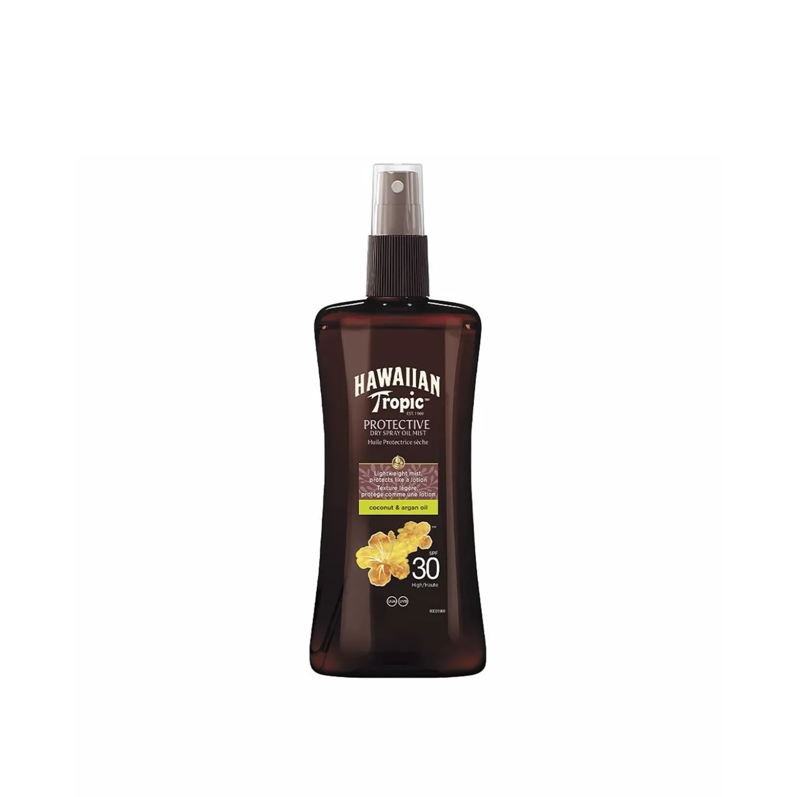 Hawaiian Tropic Glowing Protection Dry Spray Oil Mist SPF30 200ml (6.8floz)