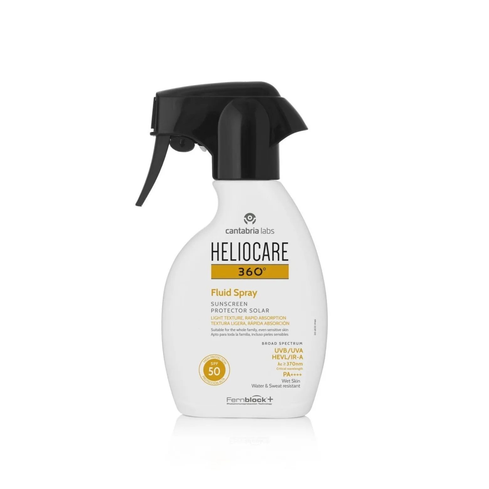 Heliocare 360 Fluid Spray Sunscreen SPF50 250ml (8.45floz)