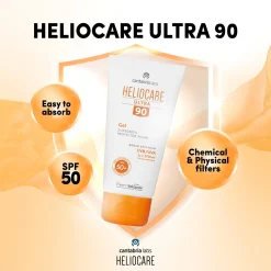 Heliocare Ultra 90 Gel SPF50+ Sunscreen 50ml (1.69floz)