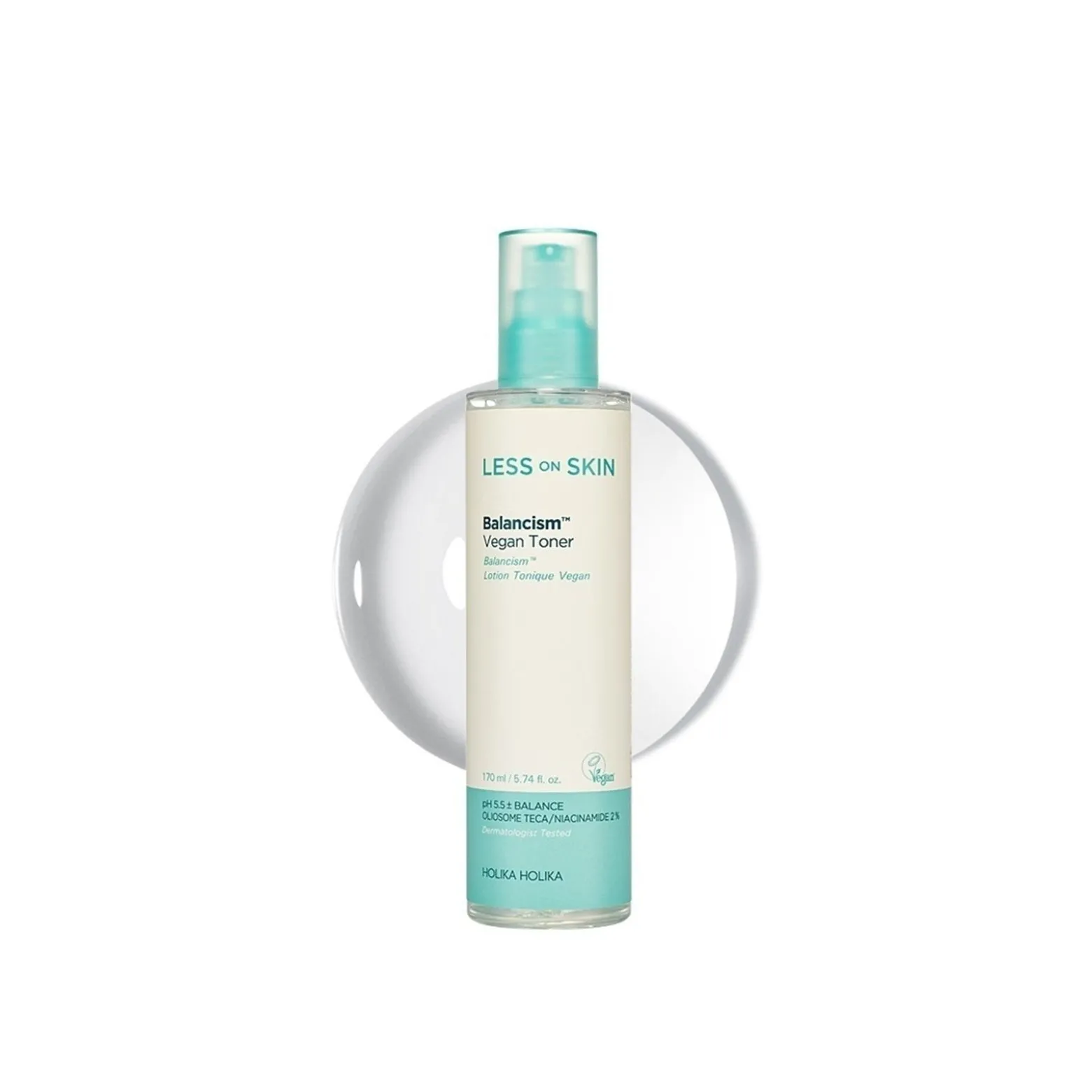 Holika Holika Less On Skin Balancism Vegan Toner 170ml (5.74floz)