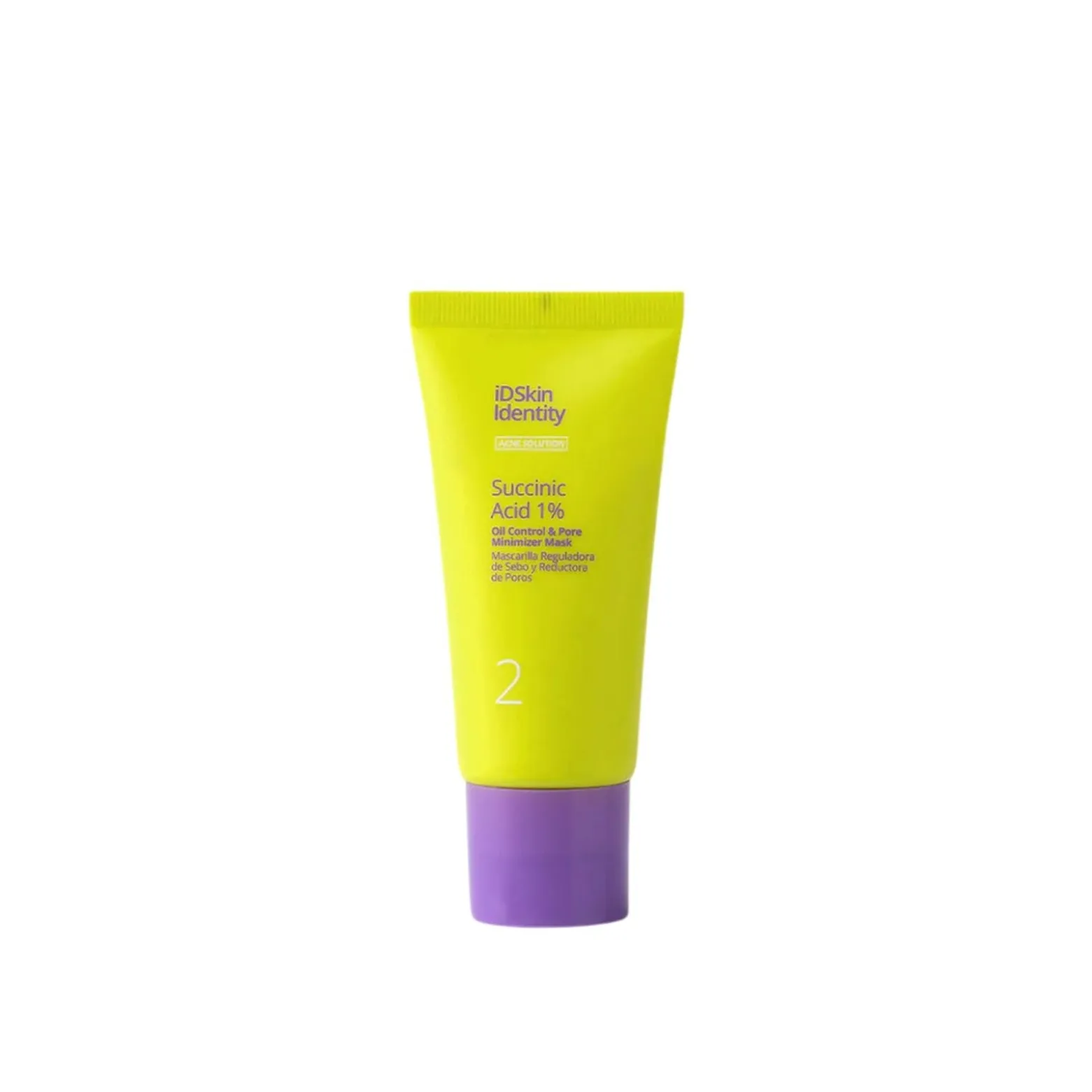 iD Skin Identity Acne Solution Succinic Acid 1% Oil Control & Pore Minimizer Mask 50ml (1.7floz)