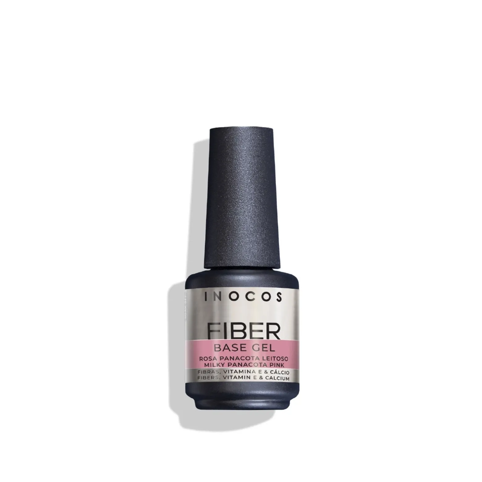 INOCOS Fiber Base Gel Milky Panacota Pink 15ml (0.50floz)