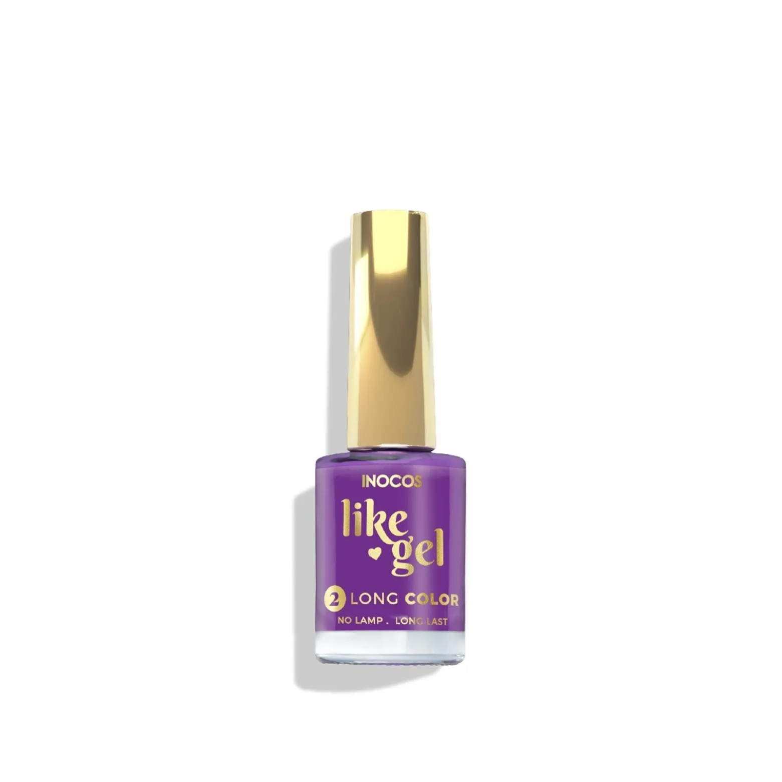 INOCOS Like Gel 2 Long Color Nail Polish 142 Glam Violet 11ml (0.37floz)