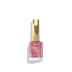 INOCOS Like Gel 2 Long Color Nail Polish 154 Pink Glitters Mix 11ml (0.37floz)