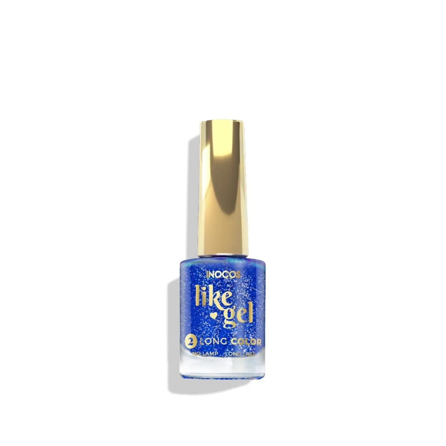 INOCOS Like Gel 2 Long Color Nail Polish 150 Jazz Glitter 11ml (0.37floz)