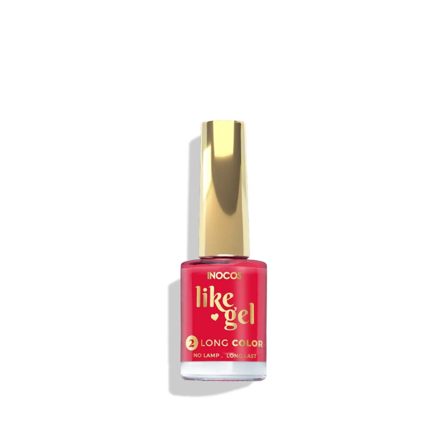 INOCOS Like Gel 2 Long Color Nail Polish 137 Ferrari Red 11ml (0.37floz)