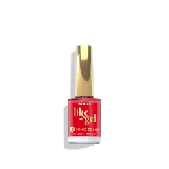 INOCOS Like Gel 2 Long Color Nail Polish 120 Fire Red 11ml (0.37floz)