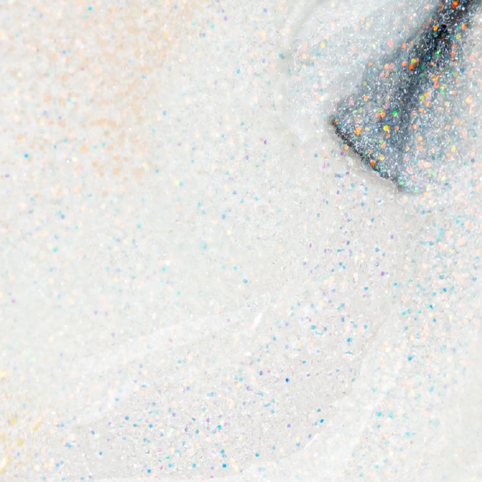 INOCOS Luxury Diamond Gel Polish DS1 White with Glitter 15ml (0.50floz)