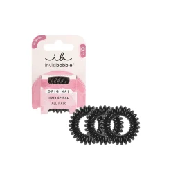 invisibobble Original Hair Spiral True Black x3