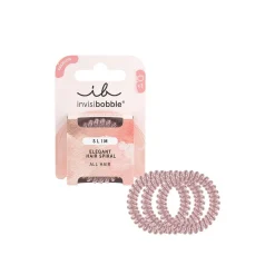 invisibobble Slim Elegant Hair Spiral Pink Monocle x3