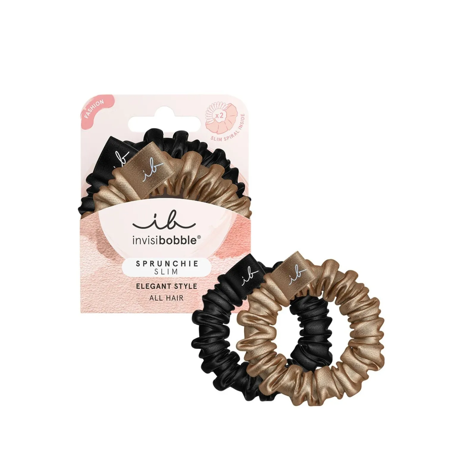 invisibobble Sprunchie Slim True Golden x2
