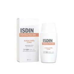 ISDIN FotoUltra 100 Active Unify Color Fusion Fluid SPF50+ Sunscreen 50ml (1.69floz)