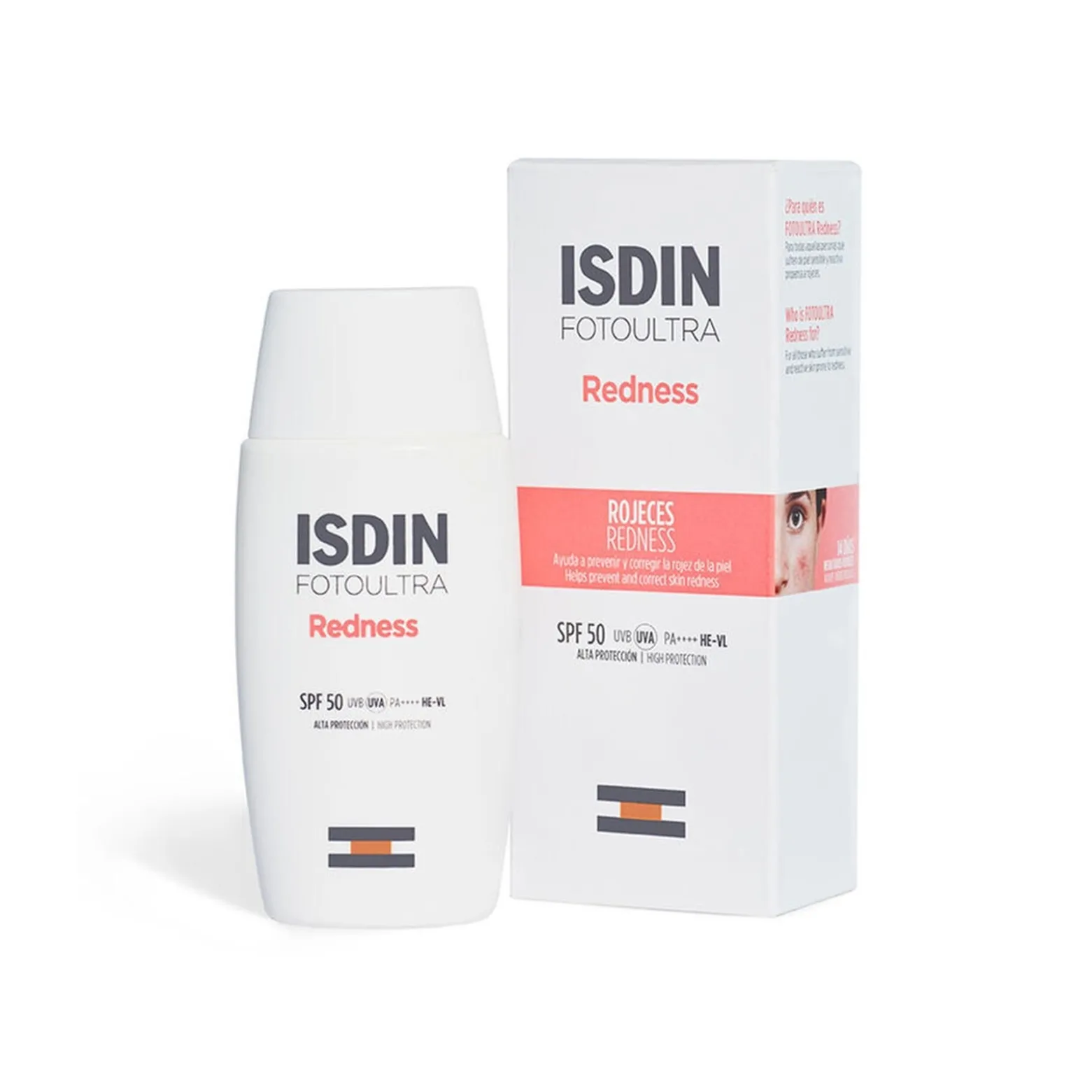ISDIN FotoUltra Redness Facial Sunscreen SPF50 50ml (1.7floz)