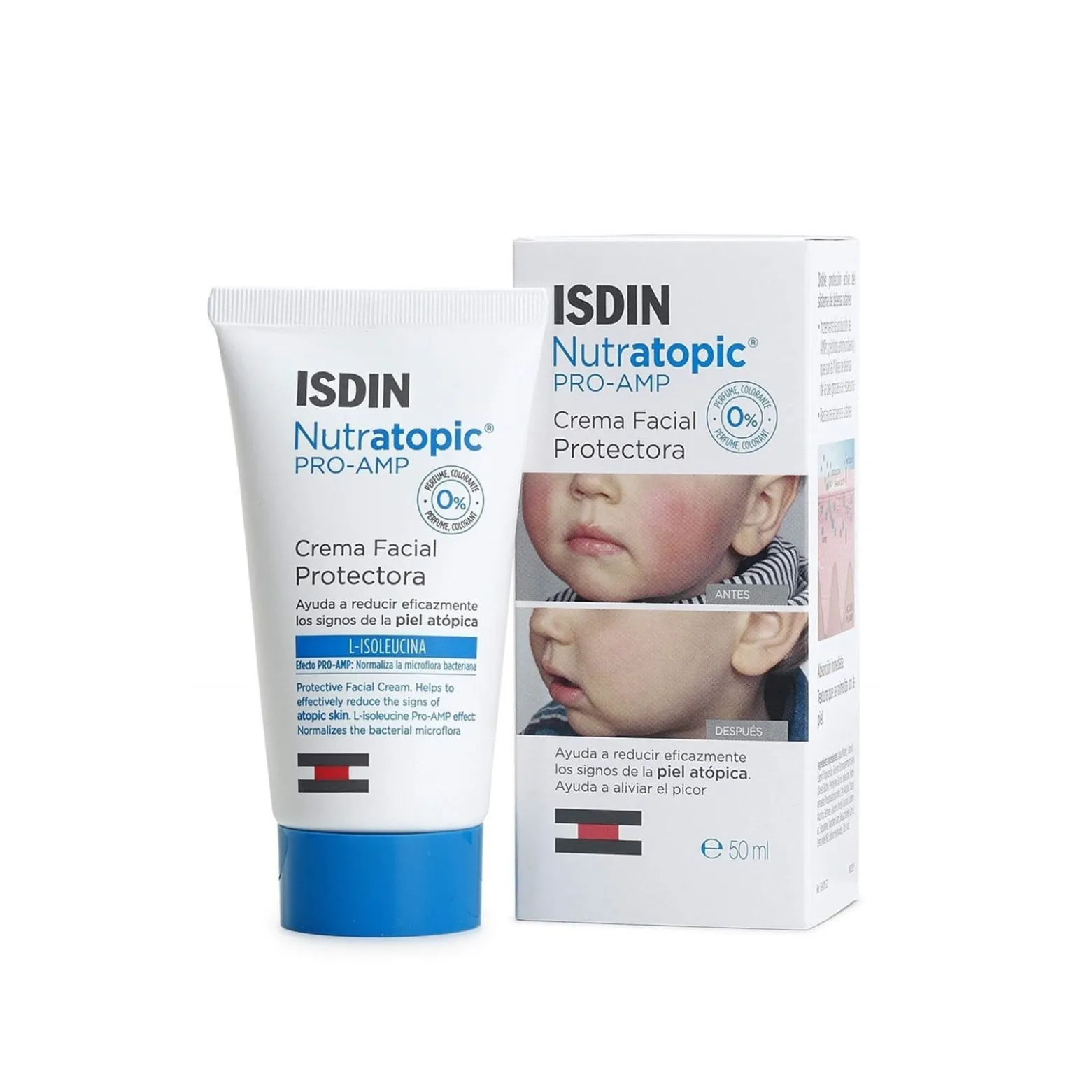 ISDIN Nutratopic Pro-AMP Facial Cream Atopic Skin 50ml (1.69floz)