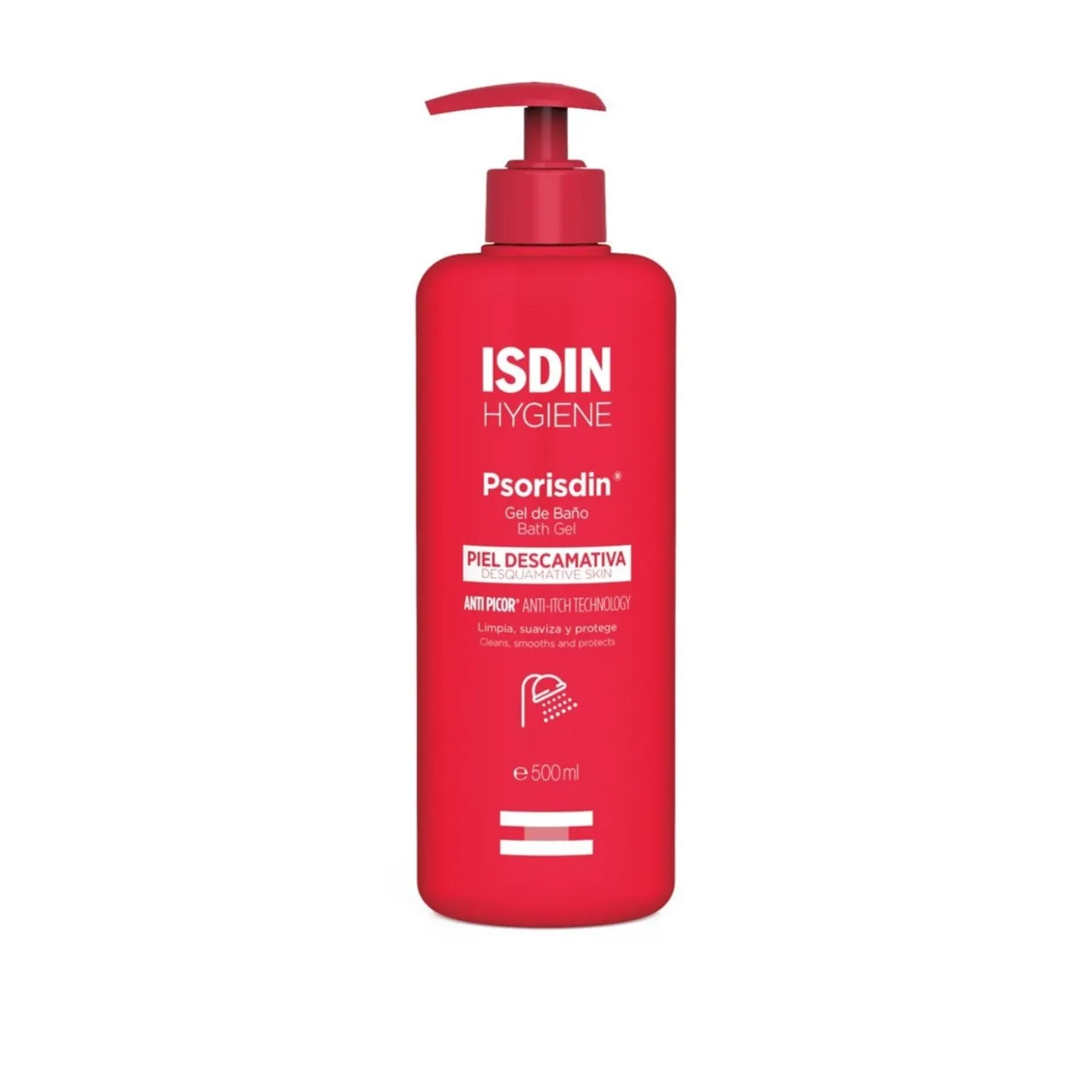 ISDIN Psorisdin Psoriatic Skin Hygiene Bath Gel 500ml (16.91floz)
