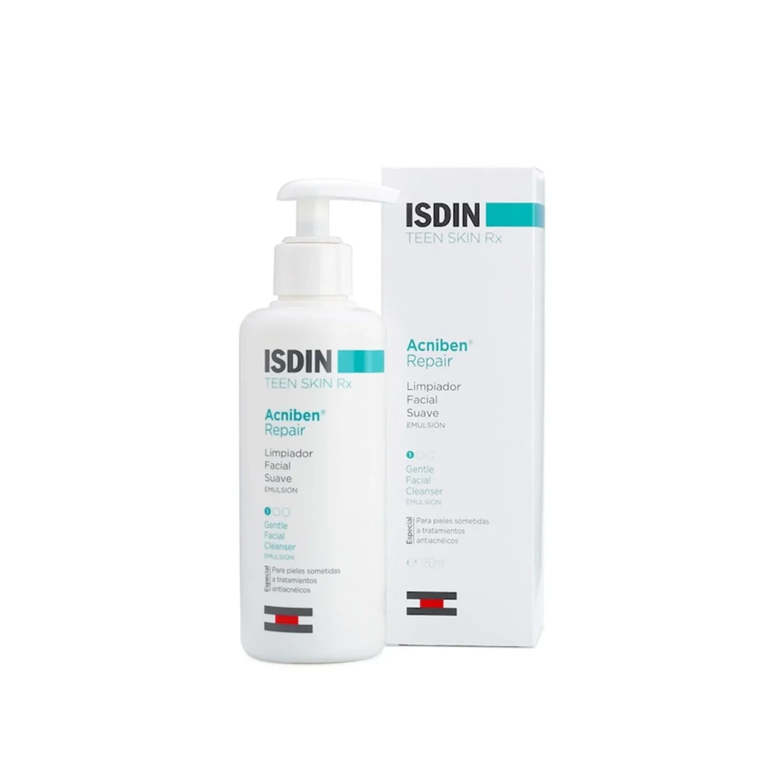 ISDIN Teen Skin Rx Acniben Repair Gentle Cleanser Emulsion 180ml (6.09floz)