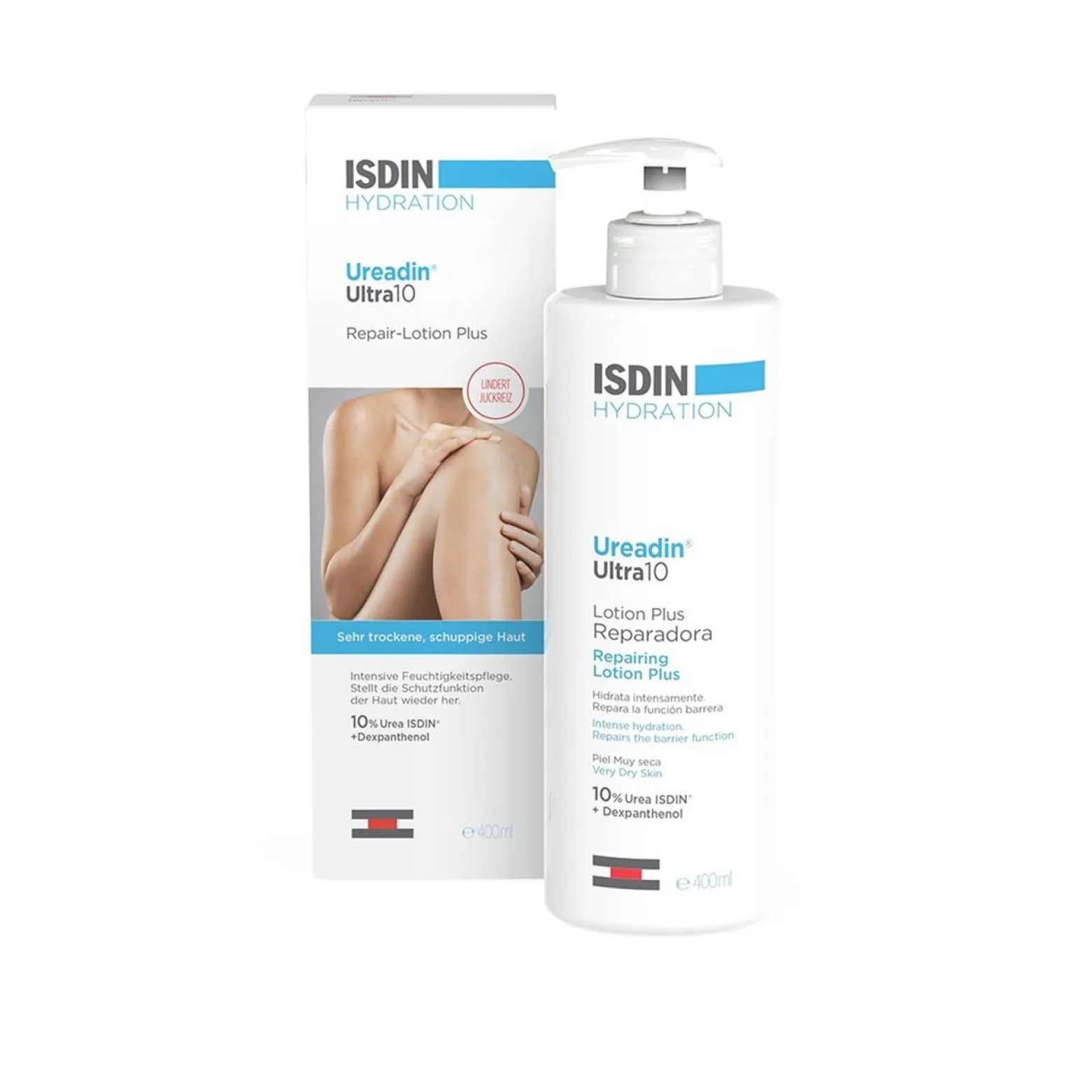 ISDIN Ureadin Ultra 10 Repairing Lotion Plus 400ml (13.53floz)