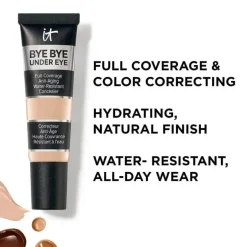 IT Cosmetics Bye Bye Under Eye Full Coverage Anti-Aging Waterproof Concealer 32.0 Tan Bronze (C) 12ml (0.40floz)