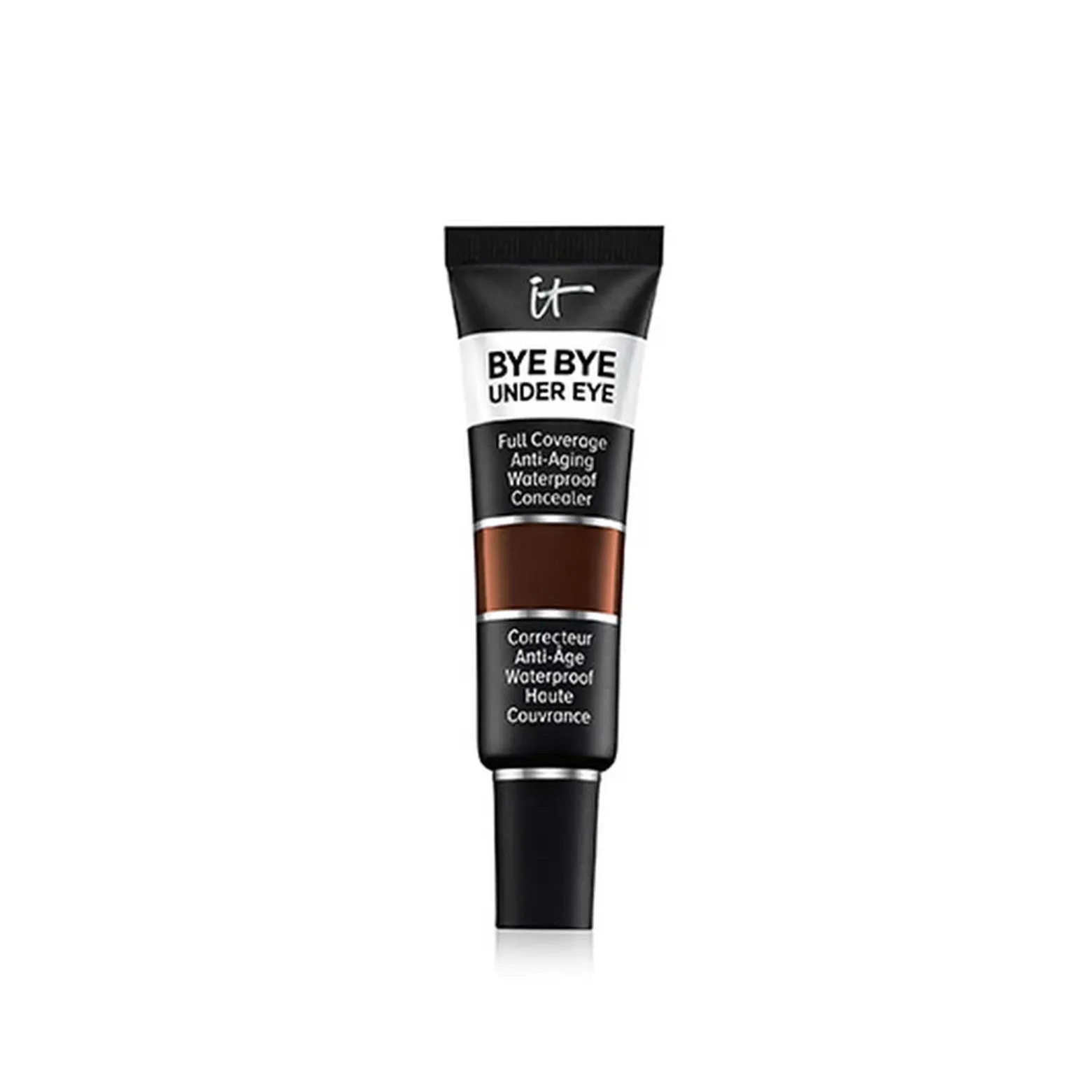 IT Cosmetics Bye Bye Under Eye Full Coverage Anti-Aging Waterproof Concealer 45.5 Deep Ebony (C) 12ml (0.40floz)
