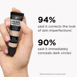 IT Cosmetics Bye Bye Under Eye Full Coverage Anti-Aging Waterproof Concealer 25.5 Medium Bronze (C) 12ml (0.40floz)