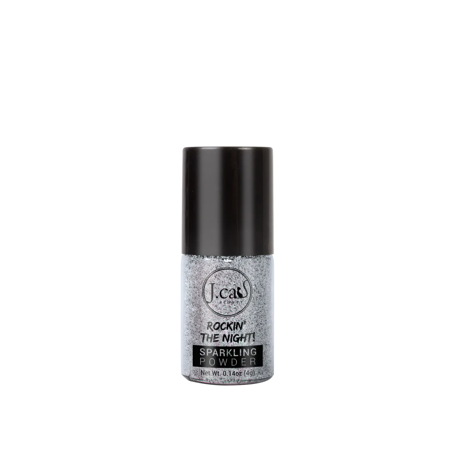 J.Cat Rockin' The Night! Sparkling Powder 202 Cool Silver 4g (0.14oz)