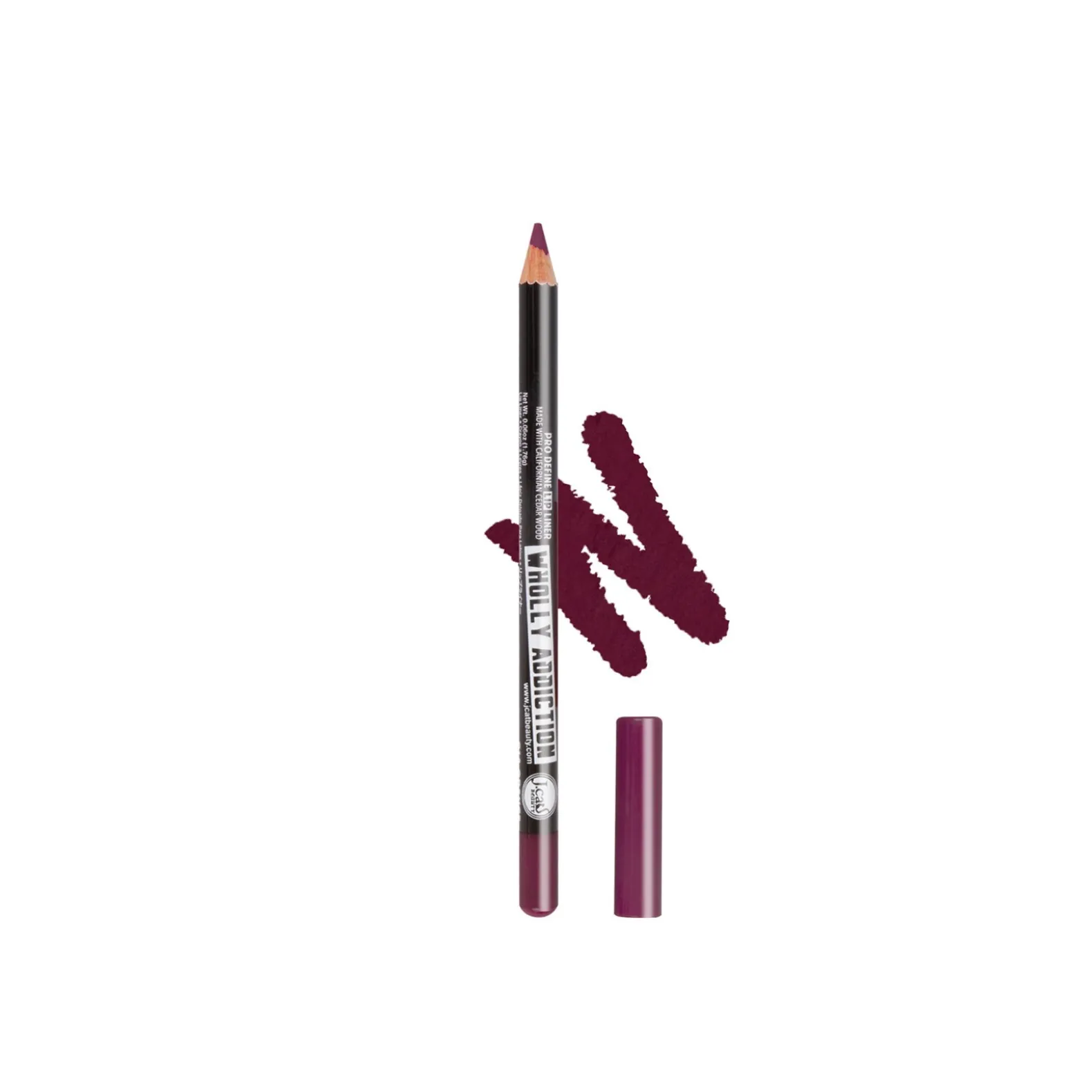 J.Cat Wholly Addiction Pro Define Lip Liner 219 Deep Berry Wine 1.76g (0.06oz)
