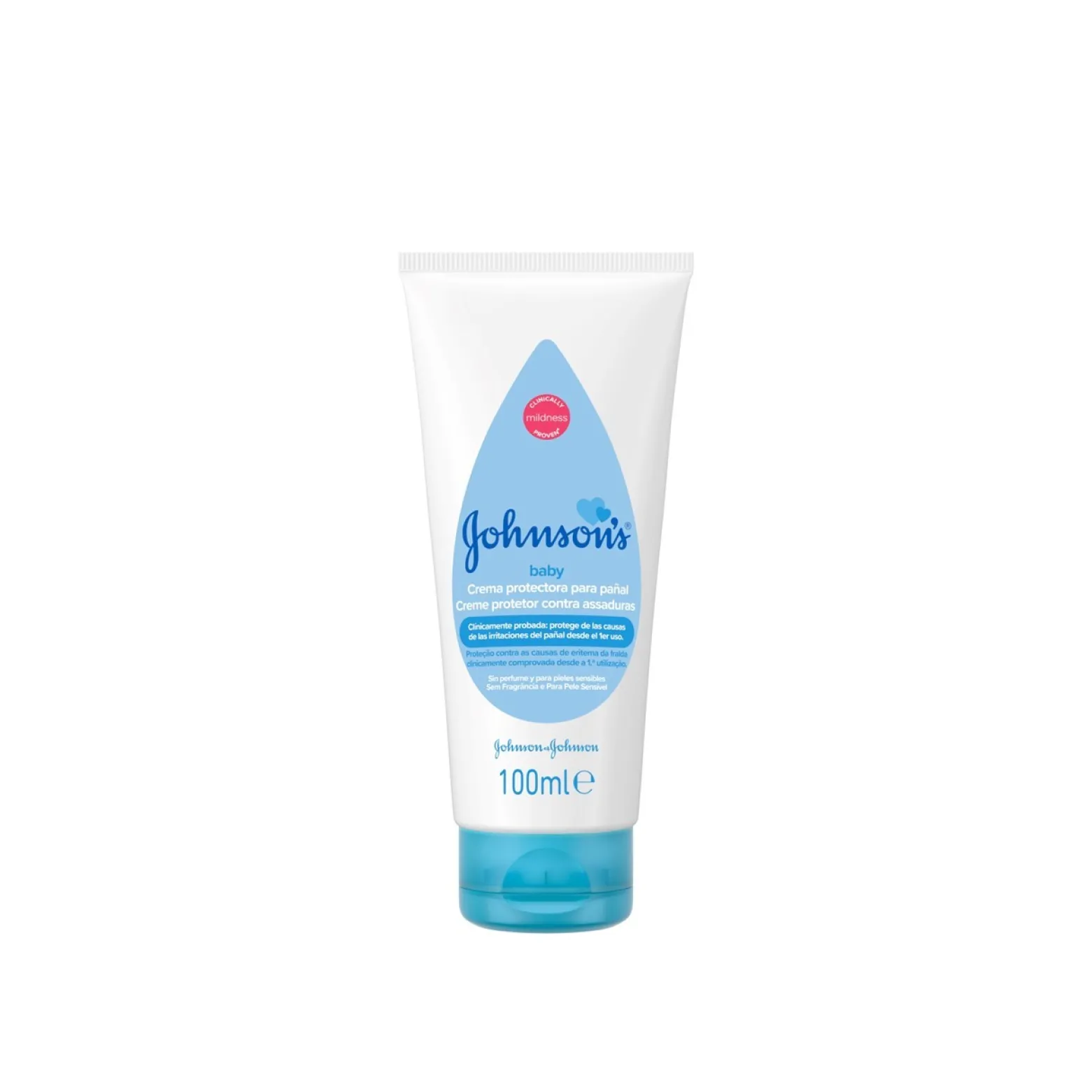 Johnson's Baby Diaper Rash Cream 100ml (3.38 fl oz)