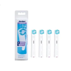 Jordan Sensitive Electric Brush Heads x4