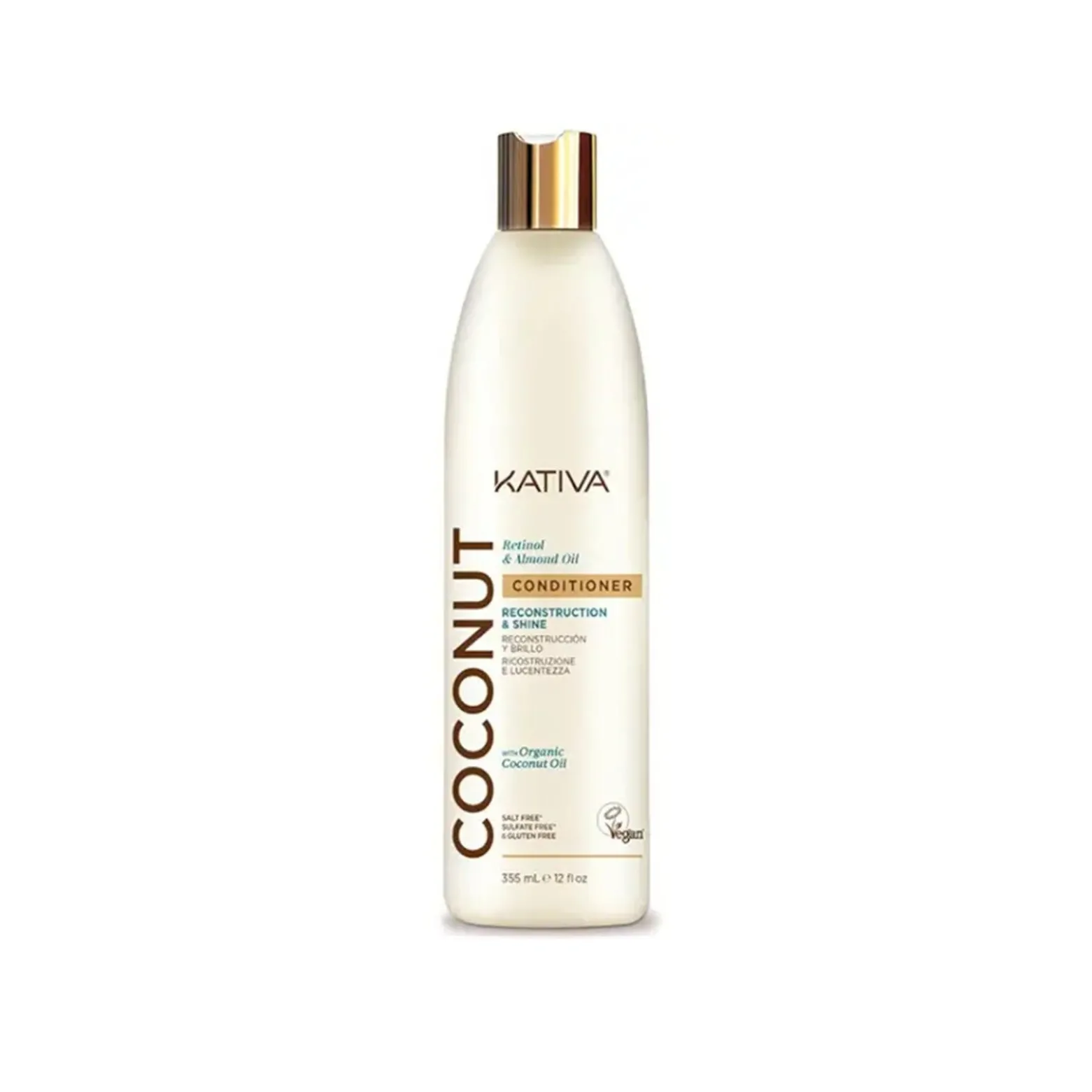 Kativa Coconut Reconstruction & Shine Conditioner 355ml (12floz)