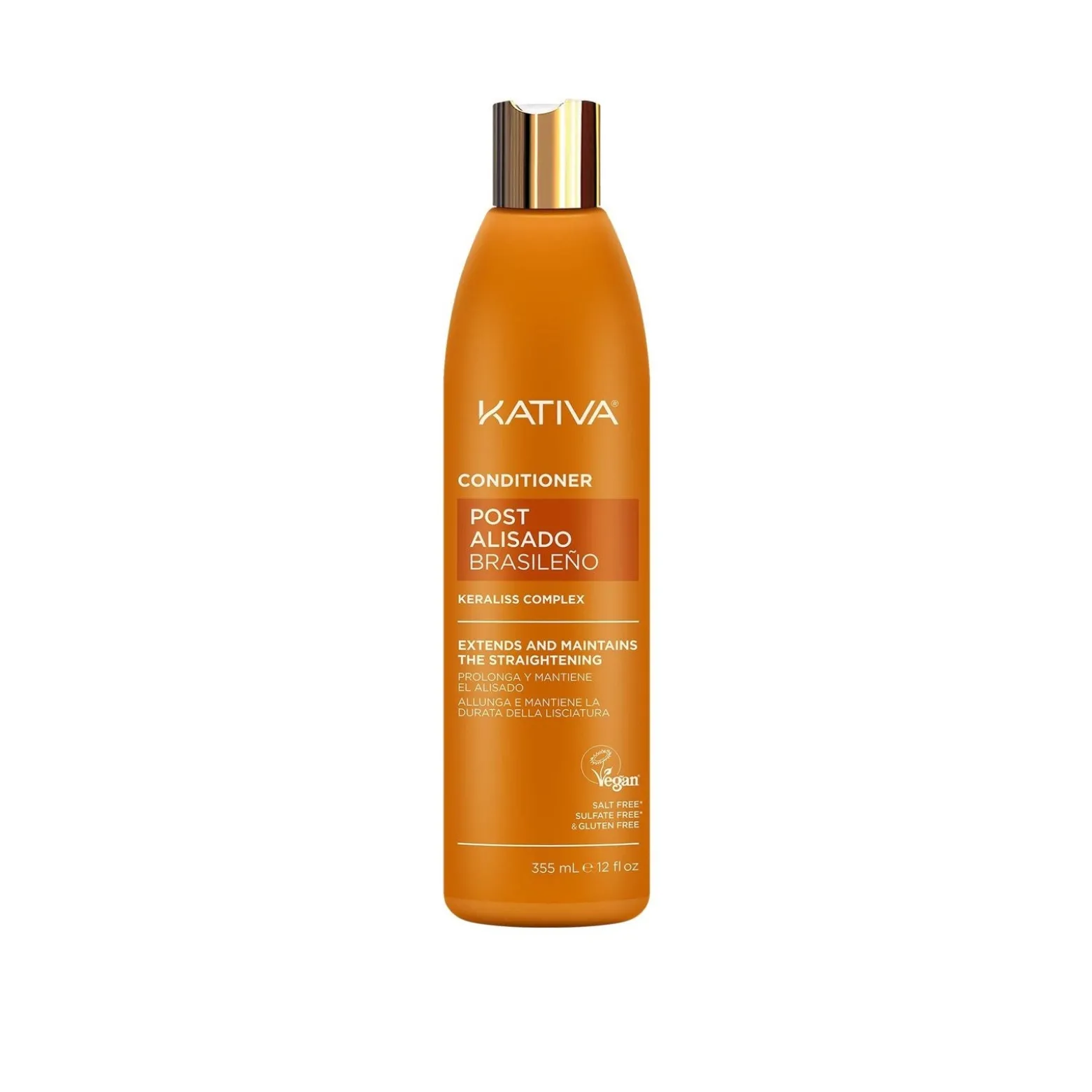 Kativa Post Brazilian Straightening Conditioner 355ml (12floz)