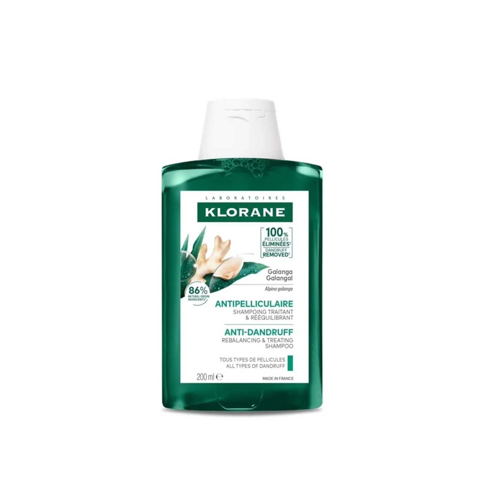 Klorane Anti-Dandruff Rebalancing Shampoo with Galangal 200ml (6.7floz)