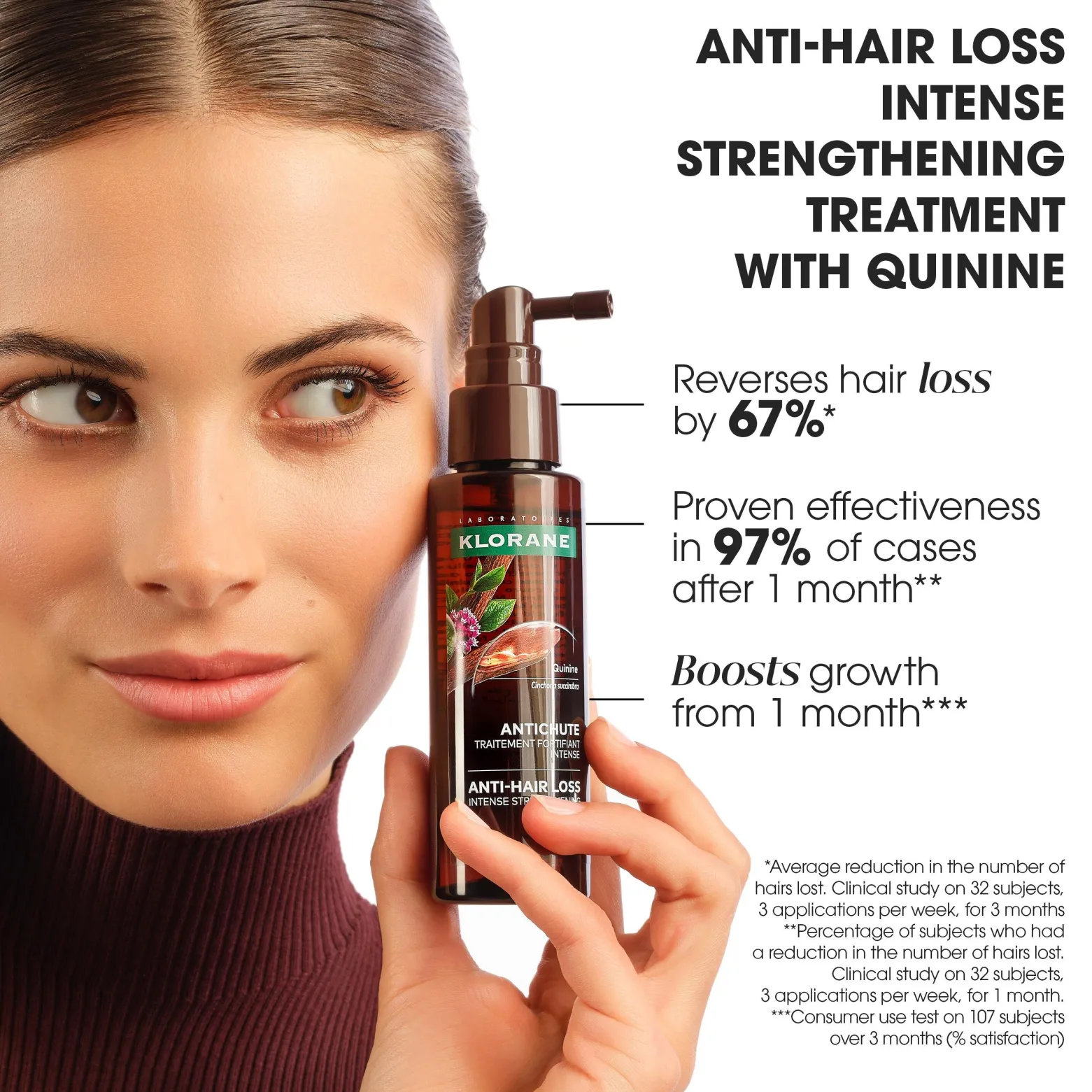 Klorane Anti-Hair Loss Intense Strengthening Treatment 100ml (3.38floz)