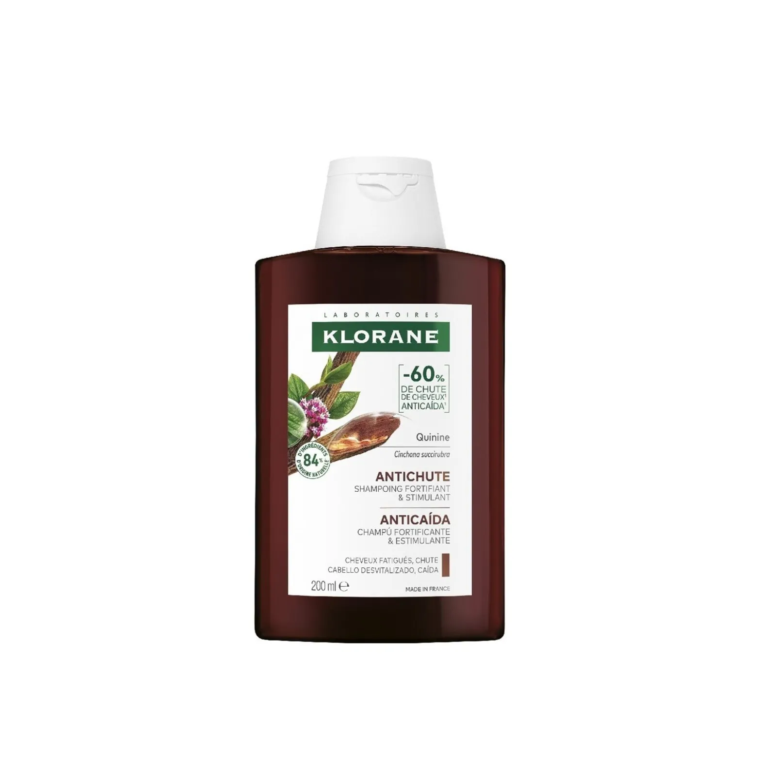 Klorane Strengthening Shampoo for Hair Loss & Thinning 200ml (6.76floz)